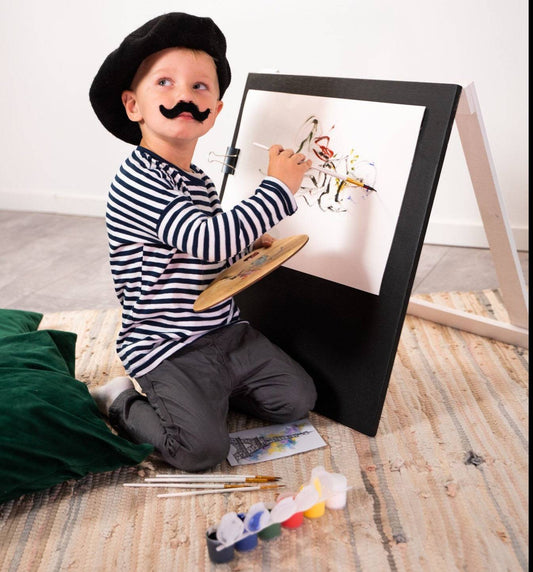 Wooden Chalkboard Easel for Kids