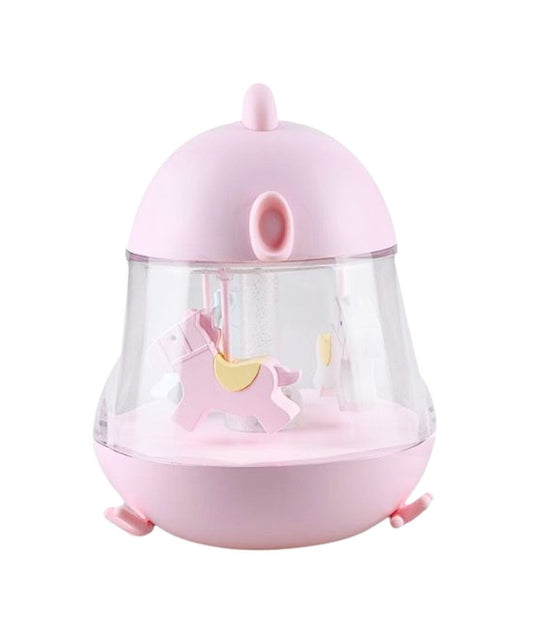 Lampe med karrusel - Pink